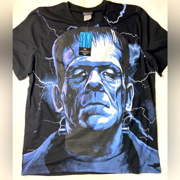 Universal Other - Universal Monsters - Frankenstein Large Horror T Shirt - BNWT ⚡️🪦